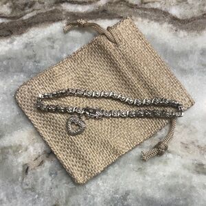 Chic Silver Heart Bracelet